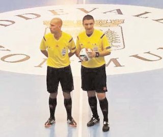 Septimiu Burtescu a oficiat jocuri din preliminariile Mondialului de Futsal 