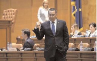 Ponta: Dezamgit sunt pentru c am vzut colegii de la PSD bucurndu-se c au trecut moiunea mpotriva PSD