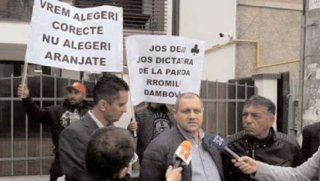 Proteste la Partida Romilor Dmbovia