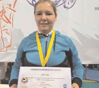 Ruxandra Bica, medaliat cu bronz la Campionatul Naional de Karate Interstiluri