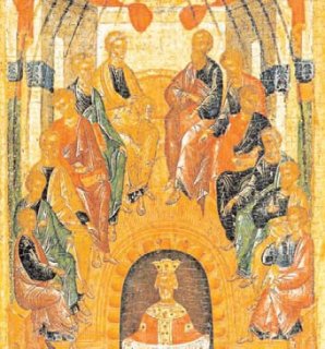 Rusaliile - Pogorrea Duhului Sfnt peste Apostoli i ntemeierea Bisericii